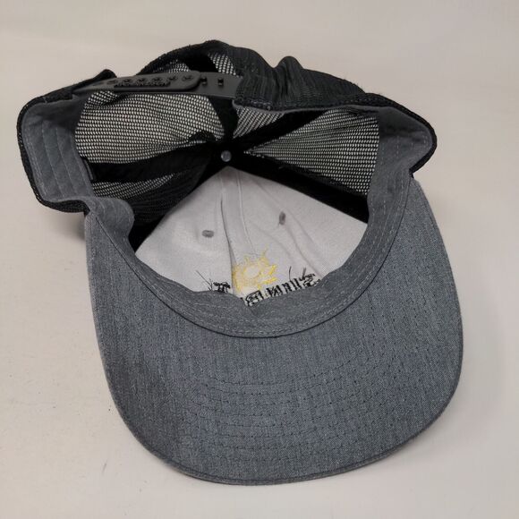 Sunbelt Rentals Snapback Mesh Back Trucker Hat Gray One Size Embroidered - Picture 6 of 9